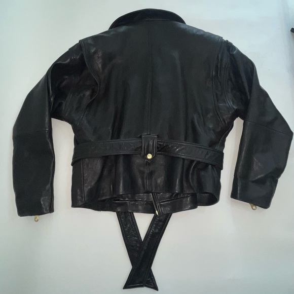 Vintage Andrew Marc Additions Leather Jacket Medium - Picture 2 of 5